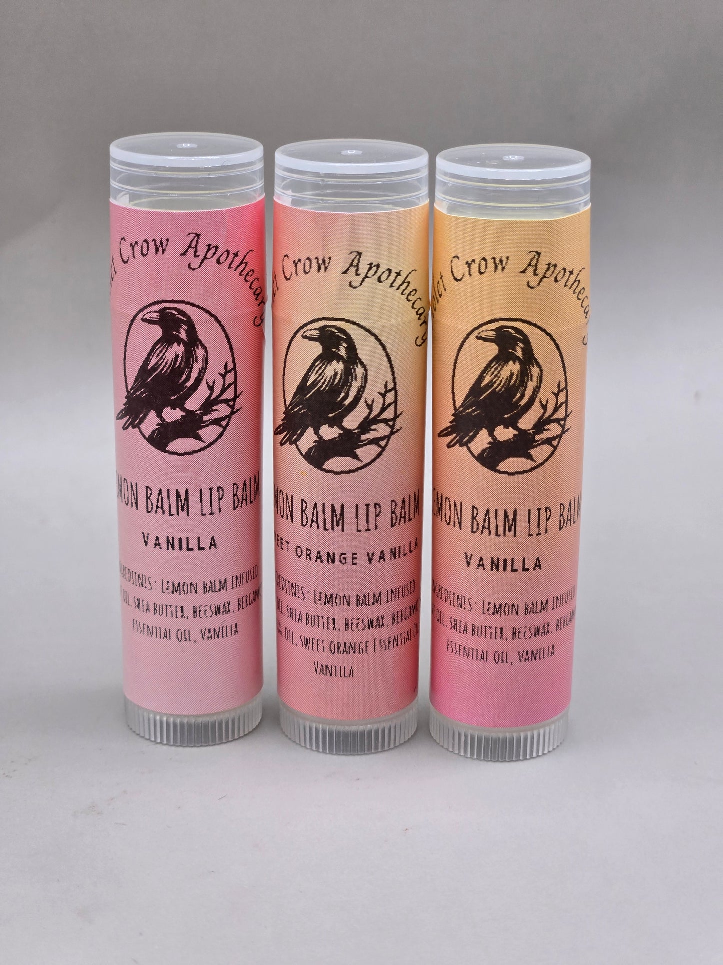 Lemon Balm Lip Balm Tubes