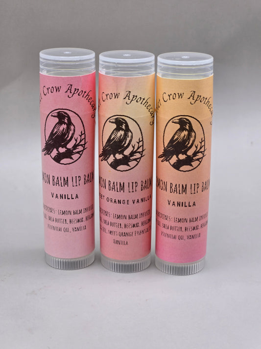 Lemon Balm Lip Balm Tubes