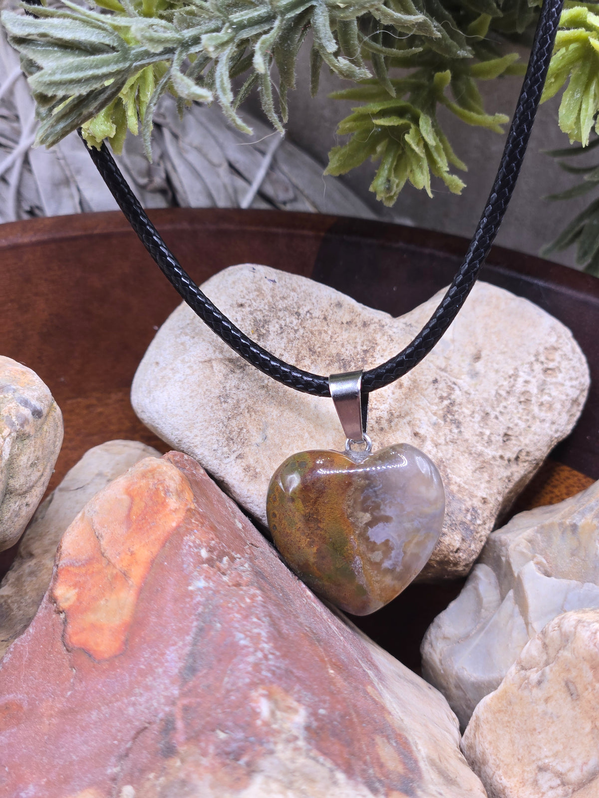 Heart Stone Necklace