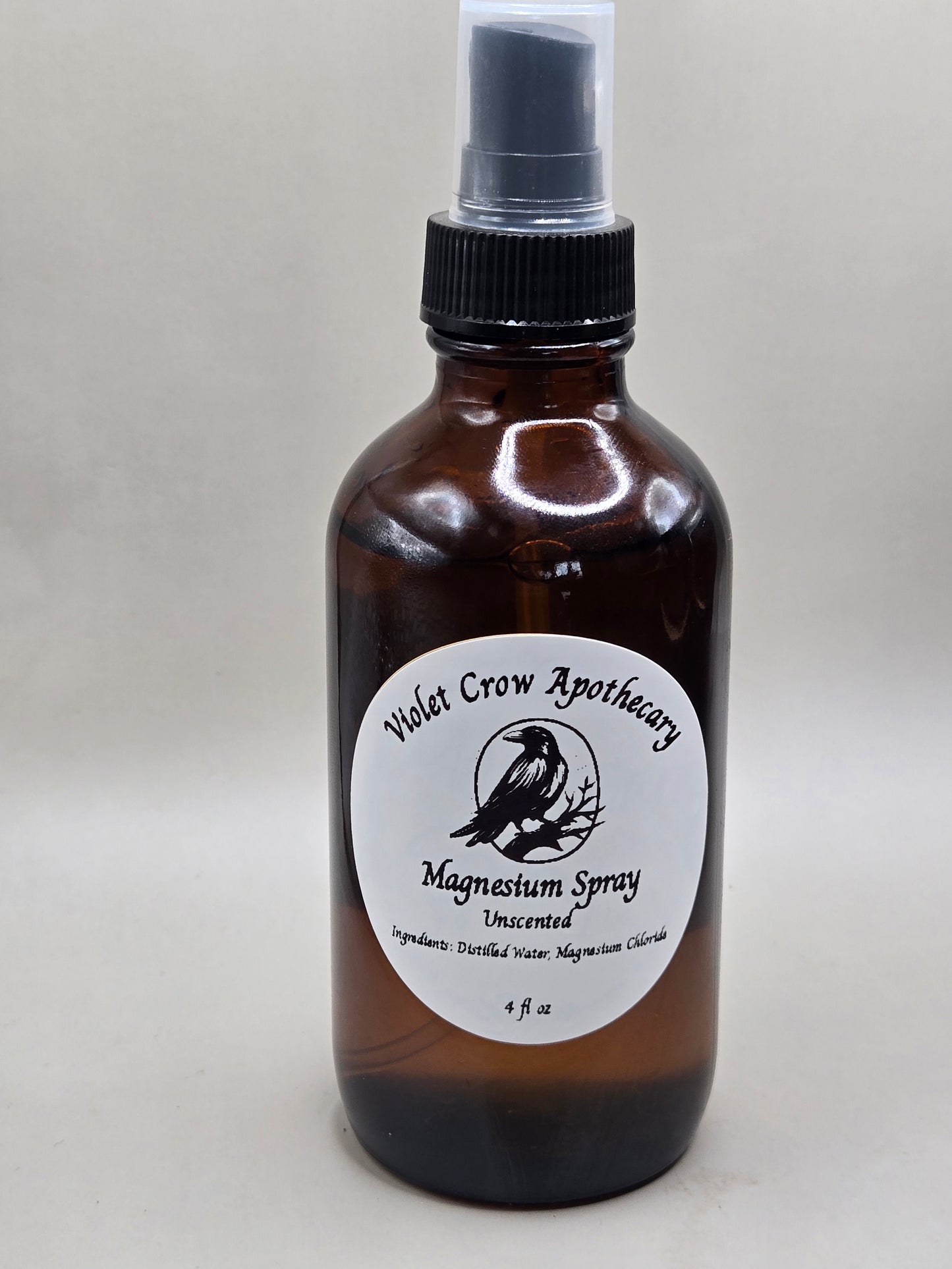 Topical Magnesium Spray: Scented or Unscented - 4oz Bottle