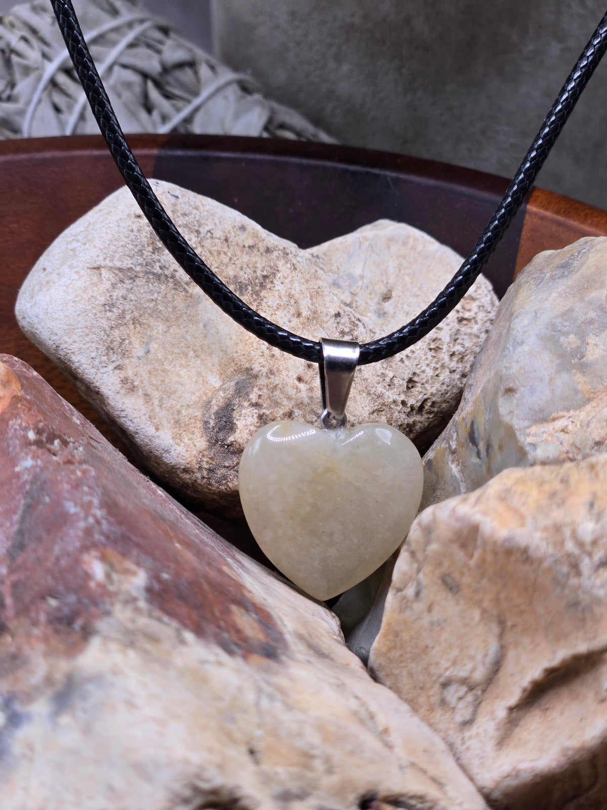 Heart Stone Necklace